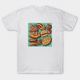 Baking Baker Minimalist Vintage Japan Kawaii T-Shirt